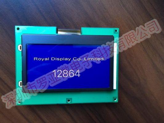 Znak Dfstn Niebieski podświetlenie COG / COB 12864 Moduł wyświetlacza LCD 5V