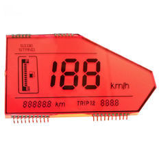7-segmentowy prędkościomierz motocyklowy TN Wyświetlacz LCD Transflective Positive RY013