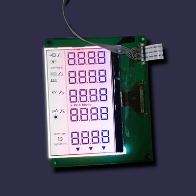 Niestandardowy elektryczny Va Tn Htn Stn 3.3V FSTN Mono sprzęt medyczny Instrumen 7 segmentowy moduł LCD TN pozytywny panel LCD VA