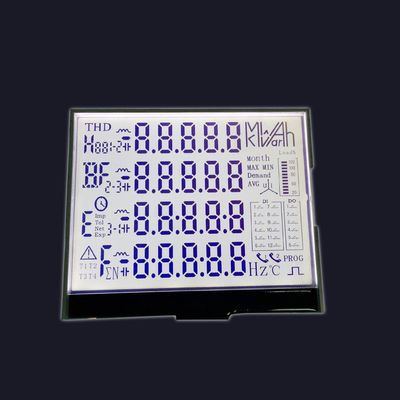Niestandardowy elektryczny Va Tn Htn Stn 3.3V FSTN Mono sprzęt medyczny Instrumen 7 segmentowy moduł LCD TN pozytywny panel LCD VA