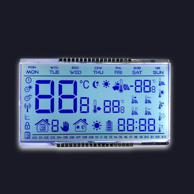 7-segmentowy numeryczny panel LCD REACH FSTN pozytywny dla termostatu