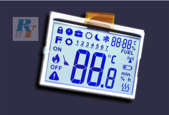 Przezroczysty ekran LCD klimatyzatora TN z białym podświetleniem LED