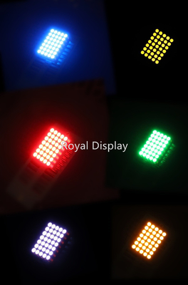 80mcd LED DOT Matrix Wyświetlacz FSTN COB 1,9 mm Dia 5X7 Red Emitting