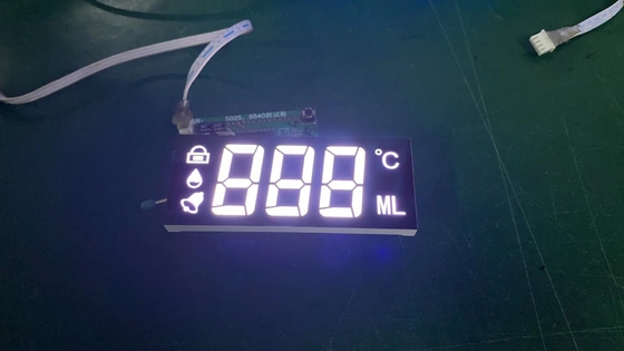 Ultra cienki biały 7-segmentowy wyświetlacz LED Wspólna katoda dla wskaźnika timera