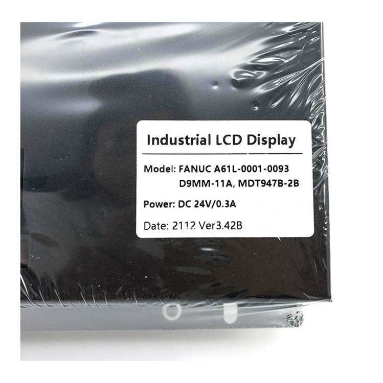 Nowy typ wyświetlacza płaskiego Fanuc A61L-0001-0093 Panel wyświetlacza LCD Fanuc