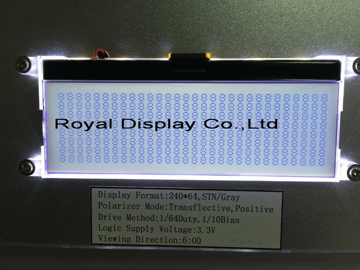320*64 Stn Moduł graficzny LCD Duży rozmiar LC7981 Wyświetlacz przemysłowy z podświetleniem