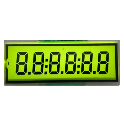 Numeryczny monochromatyczny cyfrowy niestandardowy wyświetlacz LCD 7-segmentowy