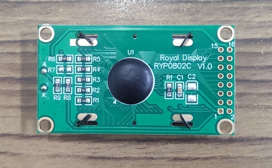 Ekran LCD 8X2 FSTN/pozytywne znaki monochromatyczne z białym światłem LED