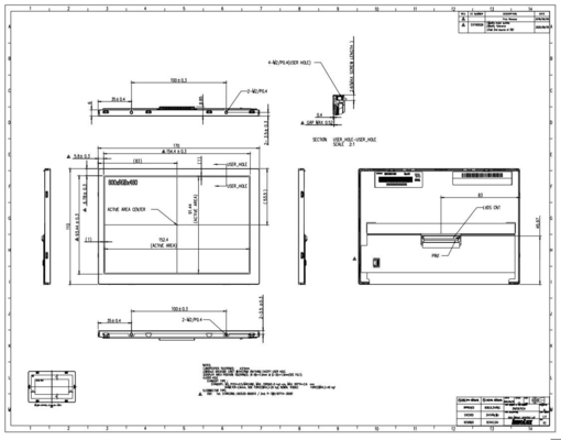 7 cali Innolux TFT LCD Moduł 800*480 RGB G070ACE-L01 Wyświetlacz szerokiej temperatury