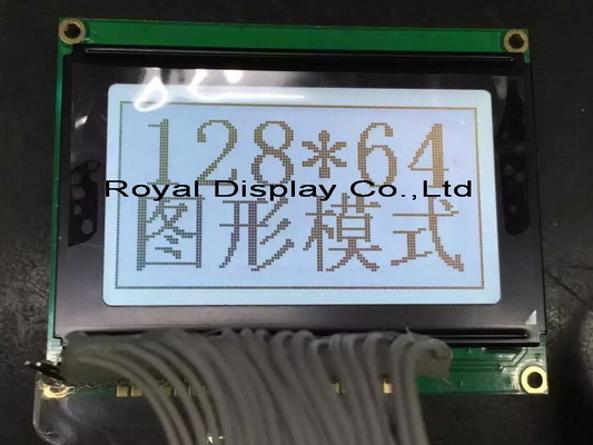 128*64 Moduł graficzny LCD z PCB St7920/St7921 FSTN Monochromatyczny wyświetlacz przemysłowy