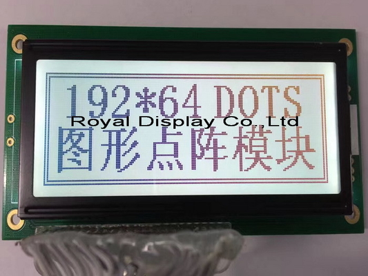 192*64 graficzny moduł LCD STN szeroki widok AT0107 z podświetleniem przemysłowym