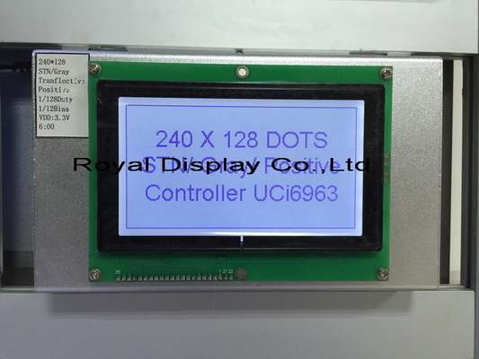 240*128 Moduł graficzny FSTN LCD z PCB T6963C Wysokotemperaturowy wyświetlacz przemysłowy
