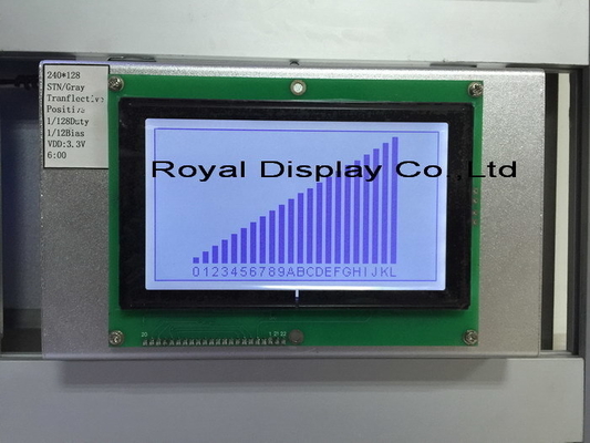 240*128 Moduł graficzny FSTN LCD z PCB T6963C Wysokotemperaturowy wyświetlacz przemysłowy