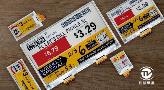 3.7'' EPD 240*416 4 Kolorowy wyświetlacz papieru elektronicznego dla elektronicznego systemu etykietowania półki