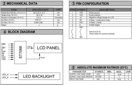 38*16 znaku FSTN Moduł LCD St7066 z oświetleniem tylnym PCB szerokokaloryczny wyświetlacz przemysłowy