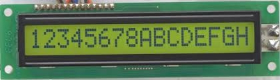 Duży rozmiar 1601 16*1 Moduł LCD z oświetleniem wstecznym PCB Industrial Display