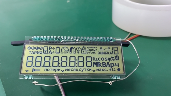 Moduł TN LCD 2.8v -40 stopni Celsjusza przechylający pozytywny licznik energii 64Hz