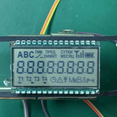 Moduł TN LCD 2.8v -40 stopni Celsjusza przechylający pozytywny licznik energii 64Hz