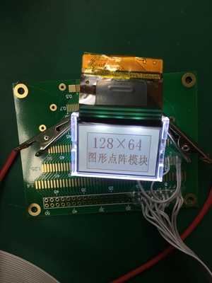 STN Pozytywny 128*64 Graficzny ST7920 6H szerokotemperaturowy moduł LCD LM3033DW