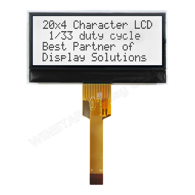 20*4 FSTN Monochromatyczny I2C Moduł LCD szerokotemperaturowy Winstar