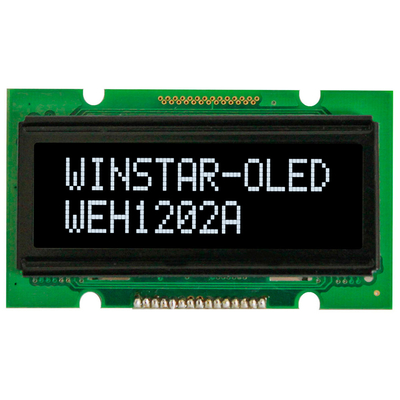1.6' 12*2 Symbol Monochromatyczny OLED Moduł LCD Winstar Zastąpić