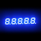 Wyświetlacz segmentowy LED emitujący niebieski kolor Wspólna katoda 0,28 &quot;5 cyfr 200mcd