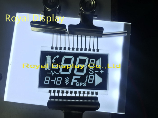 Dostosowany 7-segmentowy graficzny wyświetlacz LCD do urządzeń do komunikacji radiowej