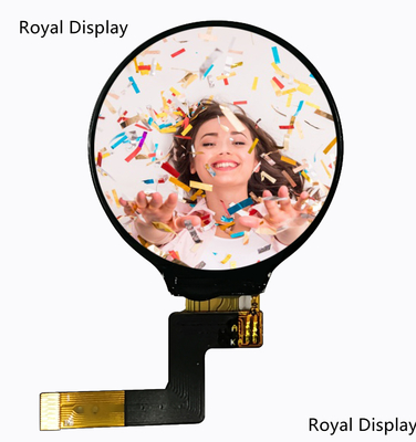 400cd / M2 Okrągły wyświetlacz LCD Tft 1,28 cala 240x240 4 linie SPI