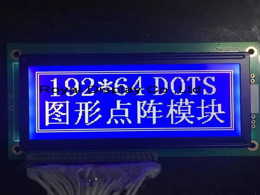 Niestandardowy wyświetlacz graficzny LCD Mono FSTN pozytywny 192X64